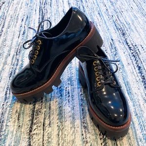Jeffrey Campbell Patent leather Platform Oxfords